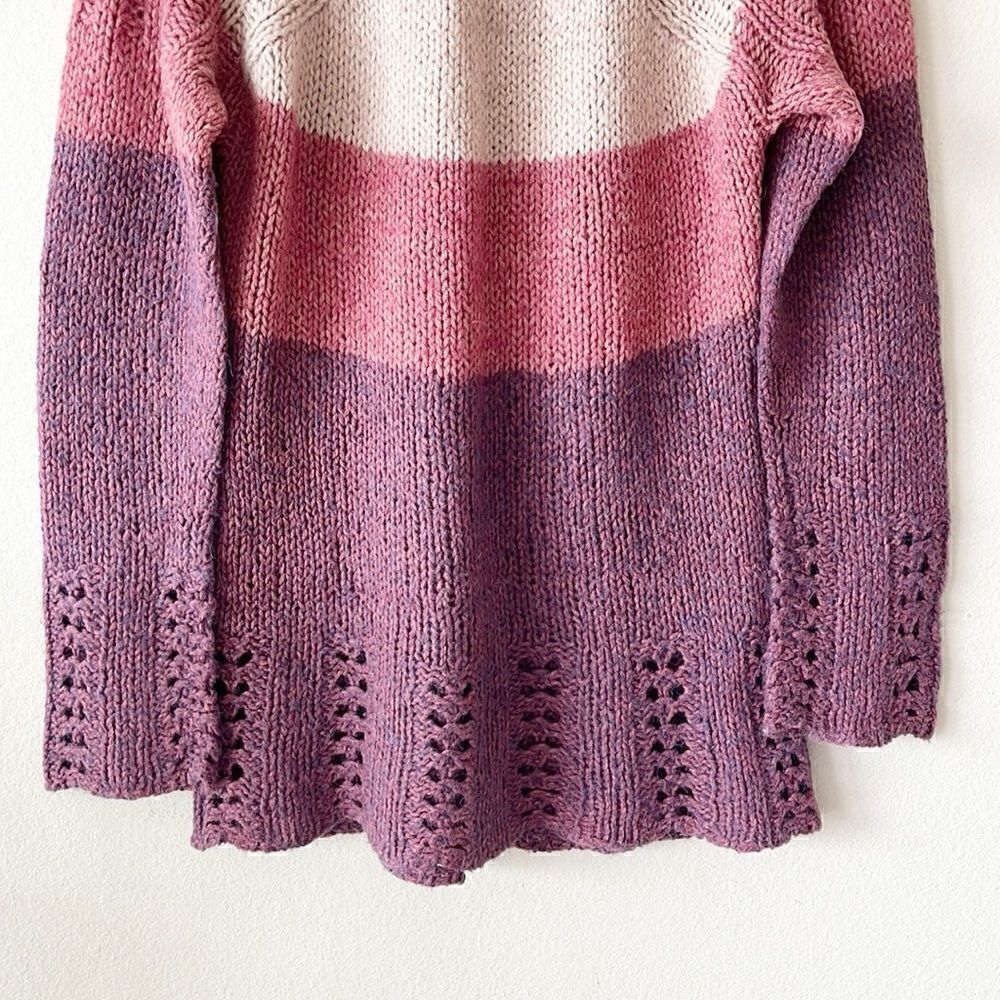 Anthropologie Sleeping on Snow Alpaca Blend Mock Neck Knit Sweater - Picture 7 of 9